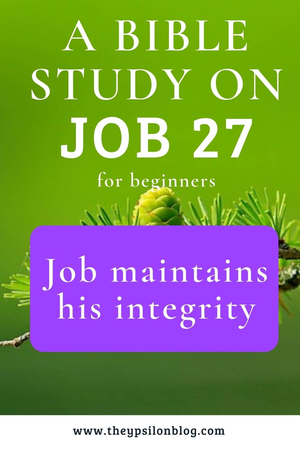 Bible Study On Job 27 Job Maintains His Integrity Theypsilonblog